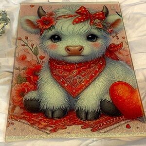 Cutting board / suncatcher  8 by 11 sublimation on glass